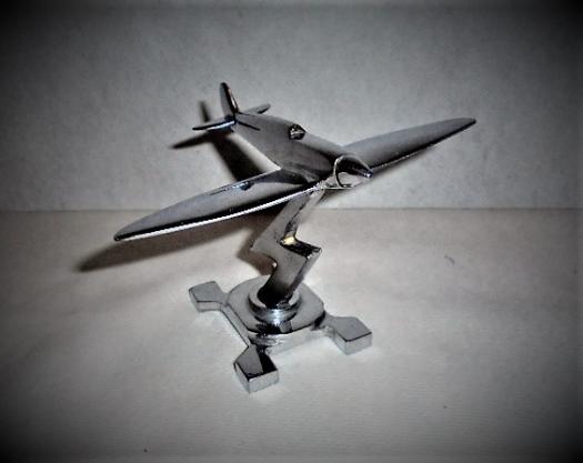 chrome plated spitfire desk top orniment