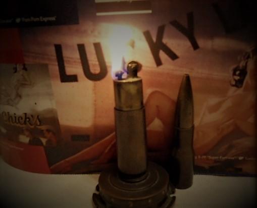 WW2 .50cal. Table Lighter.