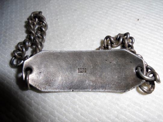 WWII Dutch/ RAF Aircrew Identity bracelet