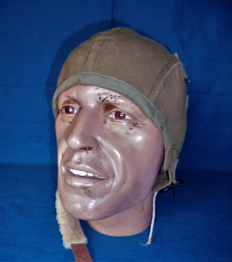 A-8 Summer Flying Helmet, Converted.  Rare