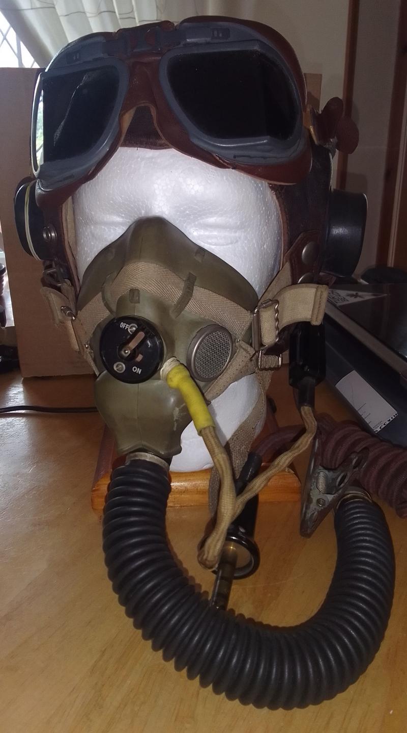 RAF WWII C-Type Flying Helmet.