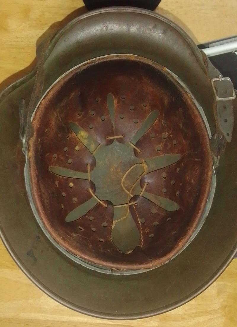 WWII M-40 German Helmet.